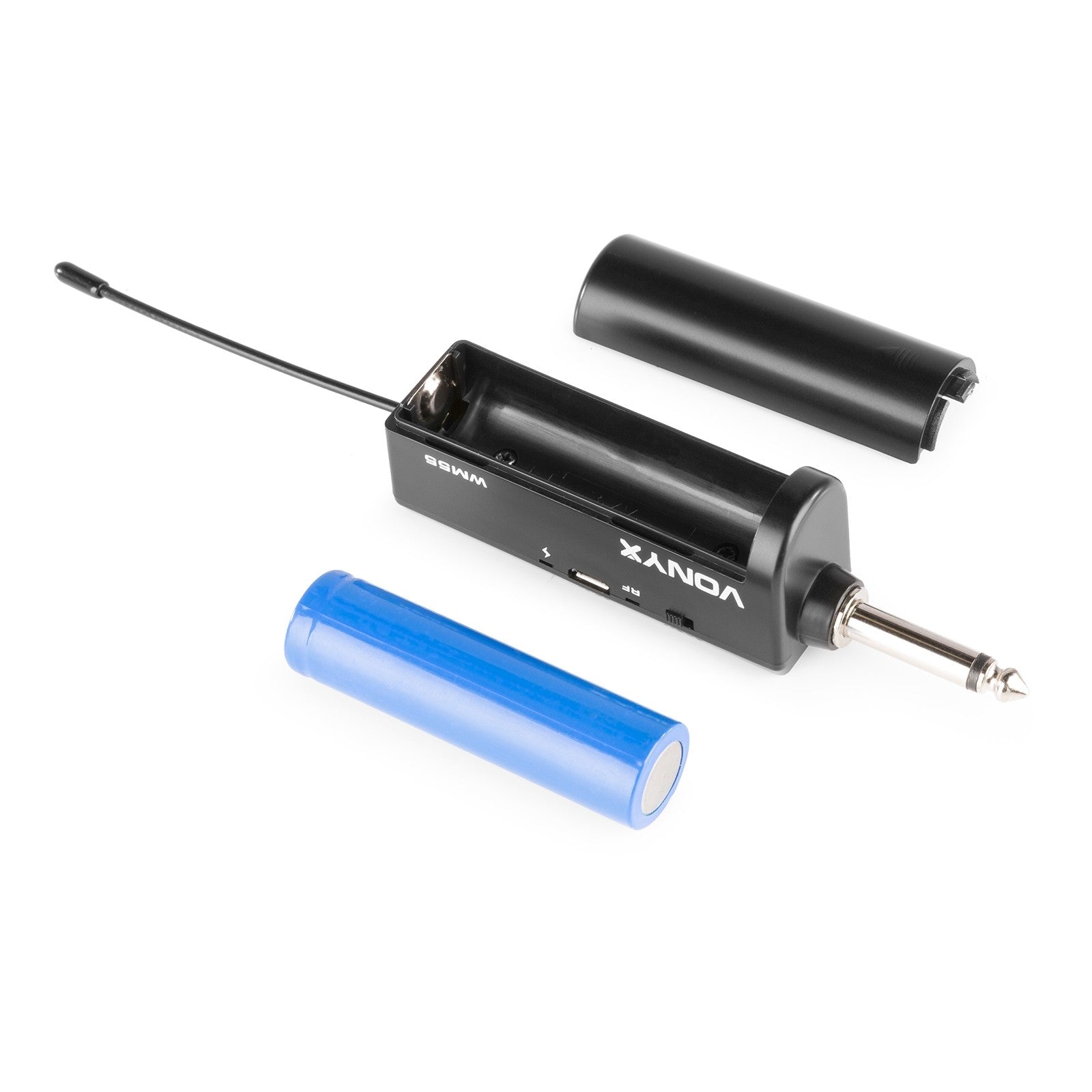 Vonyx WM552 – Mikrofon-Set, 2er-Set, Funk & 6,35 mm Klinke, Schwarz