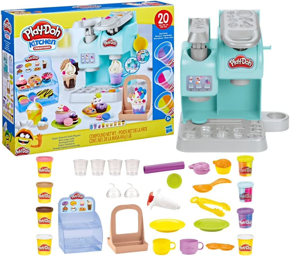 Play-Doh Knetmasse, mehrfarbig, türkis, ab 3 Jahren