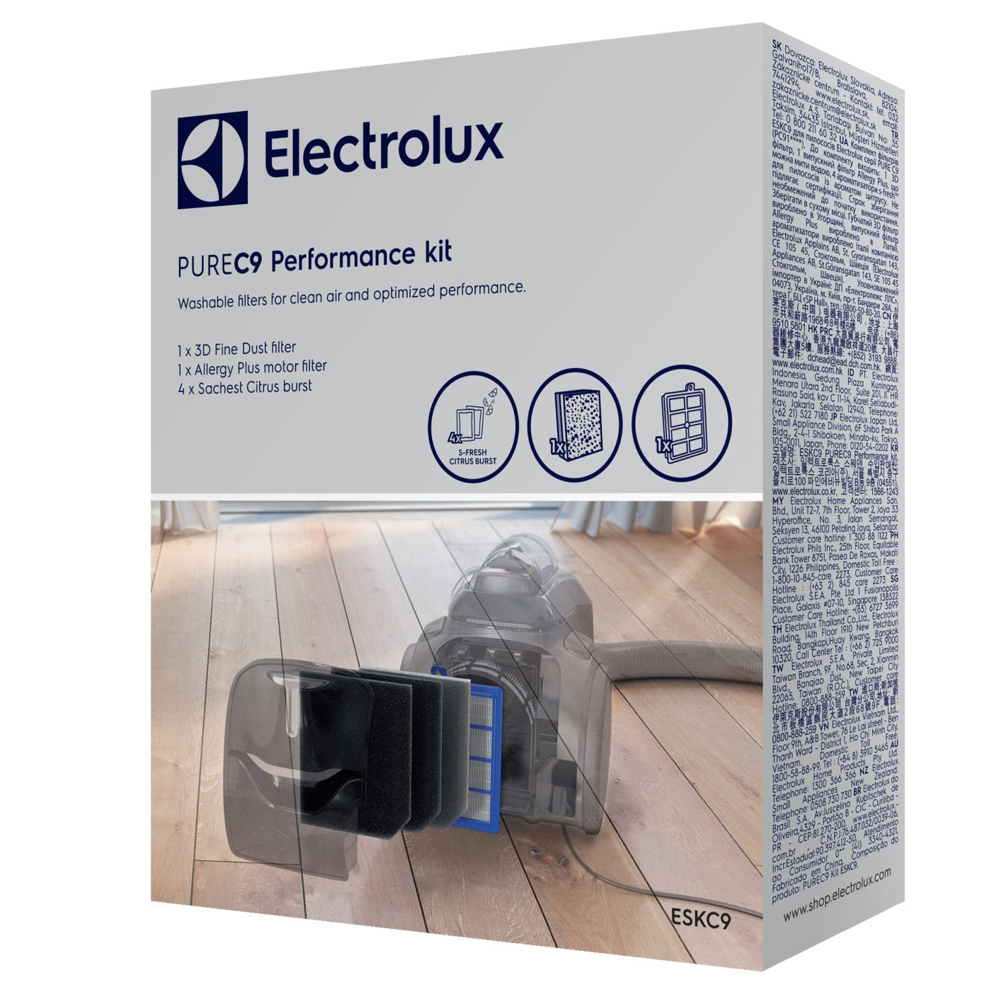 Electrolux Filter – für PURE C9, PC91-4, EFC71511DB und andere
