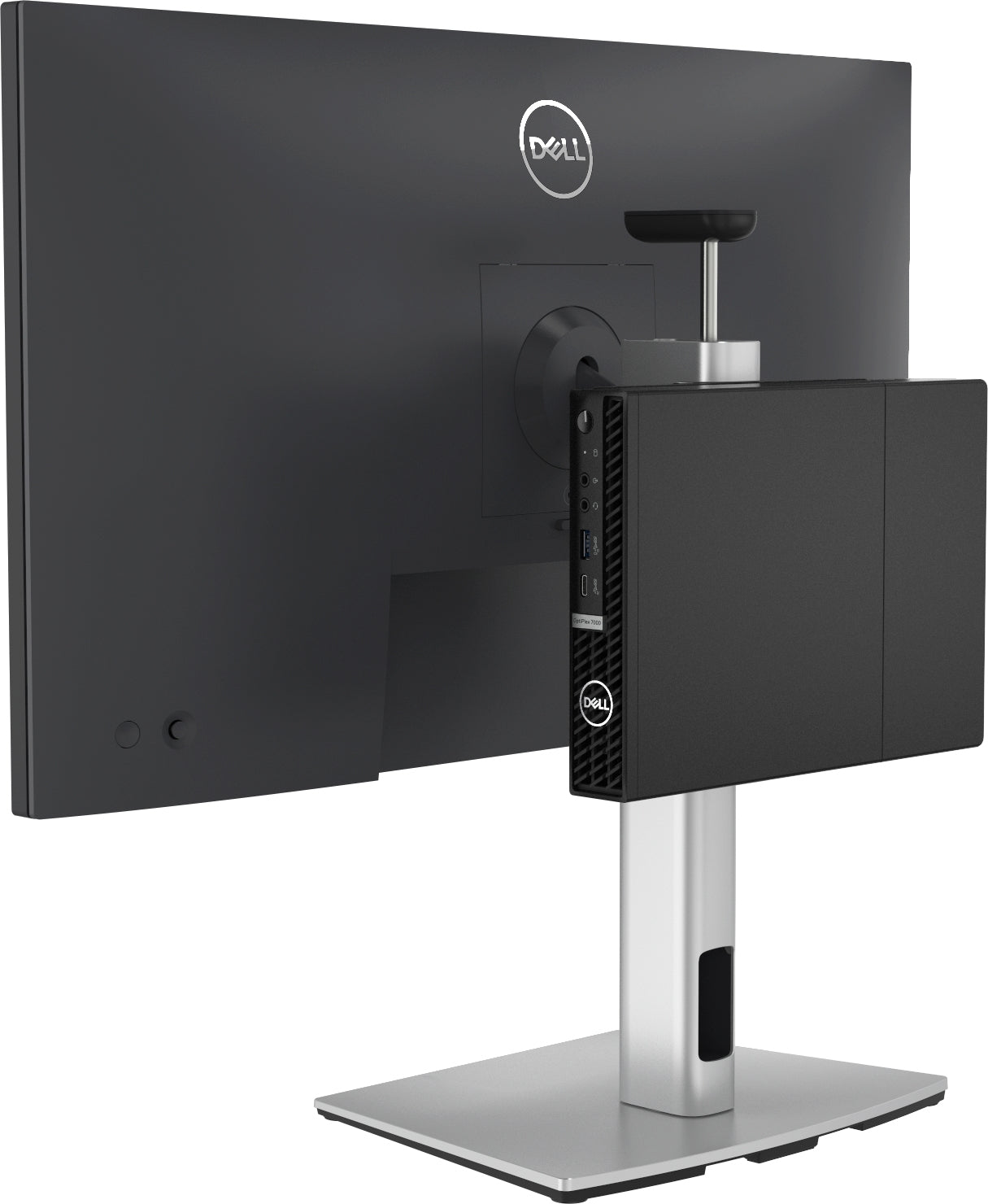 Dell Pro Micro AIO Standfuss MFS22 – verbessertes Kabelmanagement, VESA 100 × 100 mm