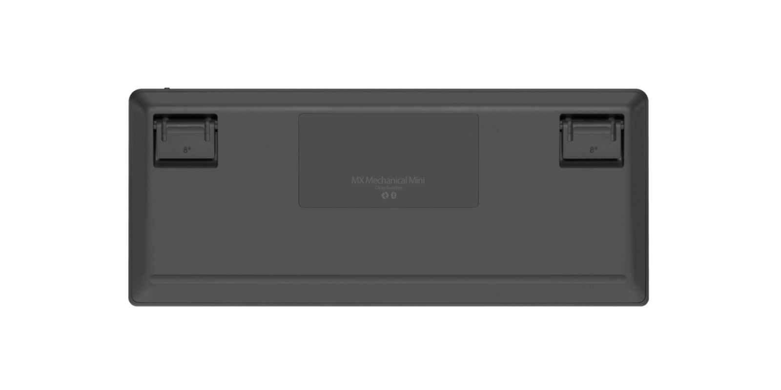 Logitech MX Mech Mini – Tastatur, kabellos (Bluetooth), mechanisch, einfarbige Beleuchtung, Dunkelgrau