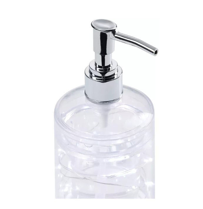 Diaqua Seifenspender – Kunststoff, Silber, 240 ml