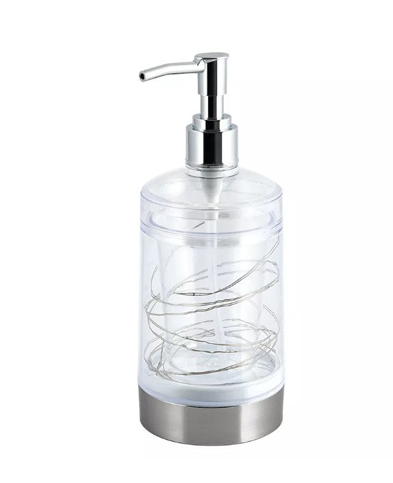 Diaqua Seifenspender – Kunststoff, Silber, 240 ml