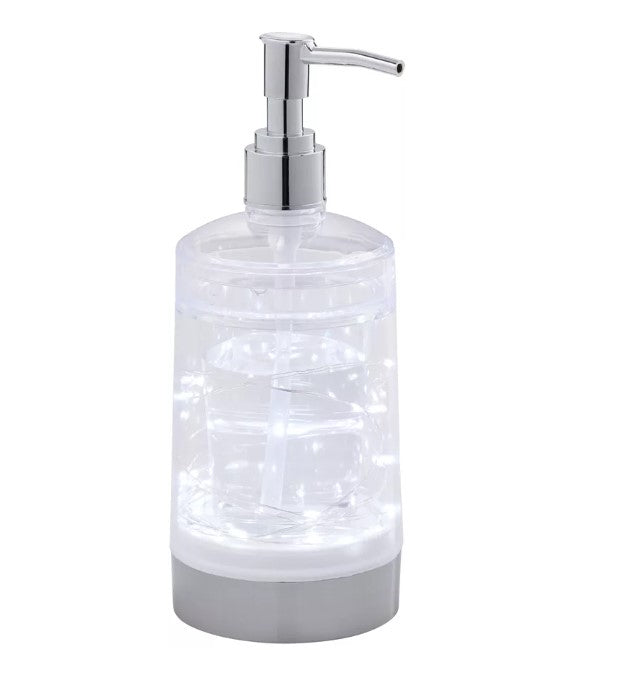 Diaqua Seifenspender – Kunststoff, Silber, 240 ml