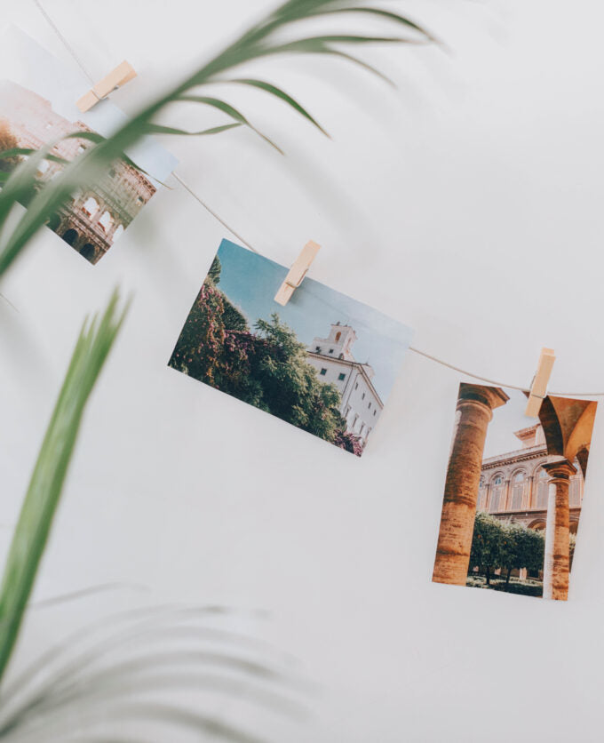 I am Creative Fotoseil – 1,5 m – mit Gewicht – Metall, Silber