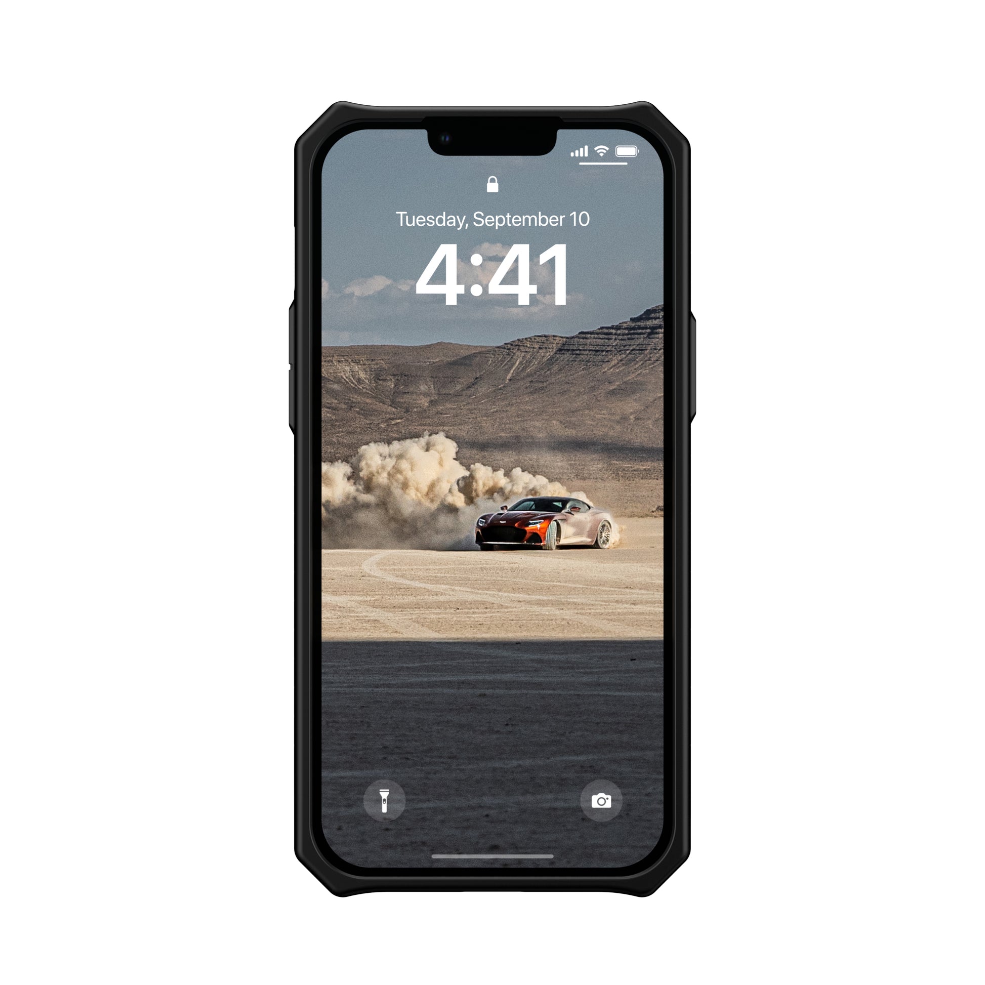 Urban Armor Gear Backcover Monarch – für Apple iPhone 14 Plus – schwarz – absturzsicher bis 6 m