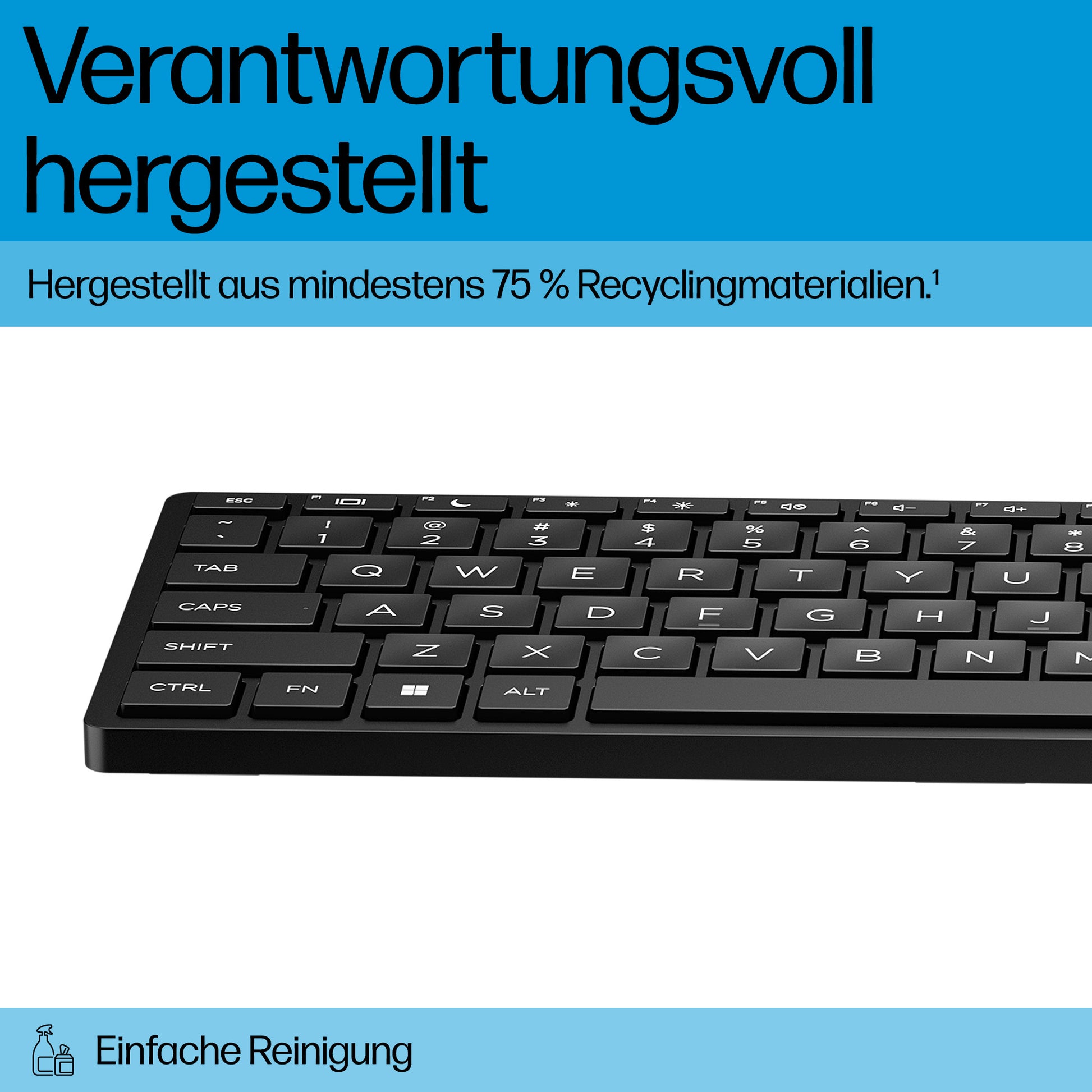 HP 320MK – Tastatur-Maus-Set – USB (kabelgebunden), Full-Size, Schwarz