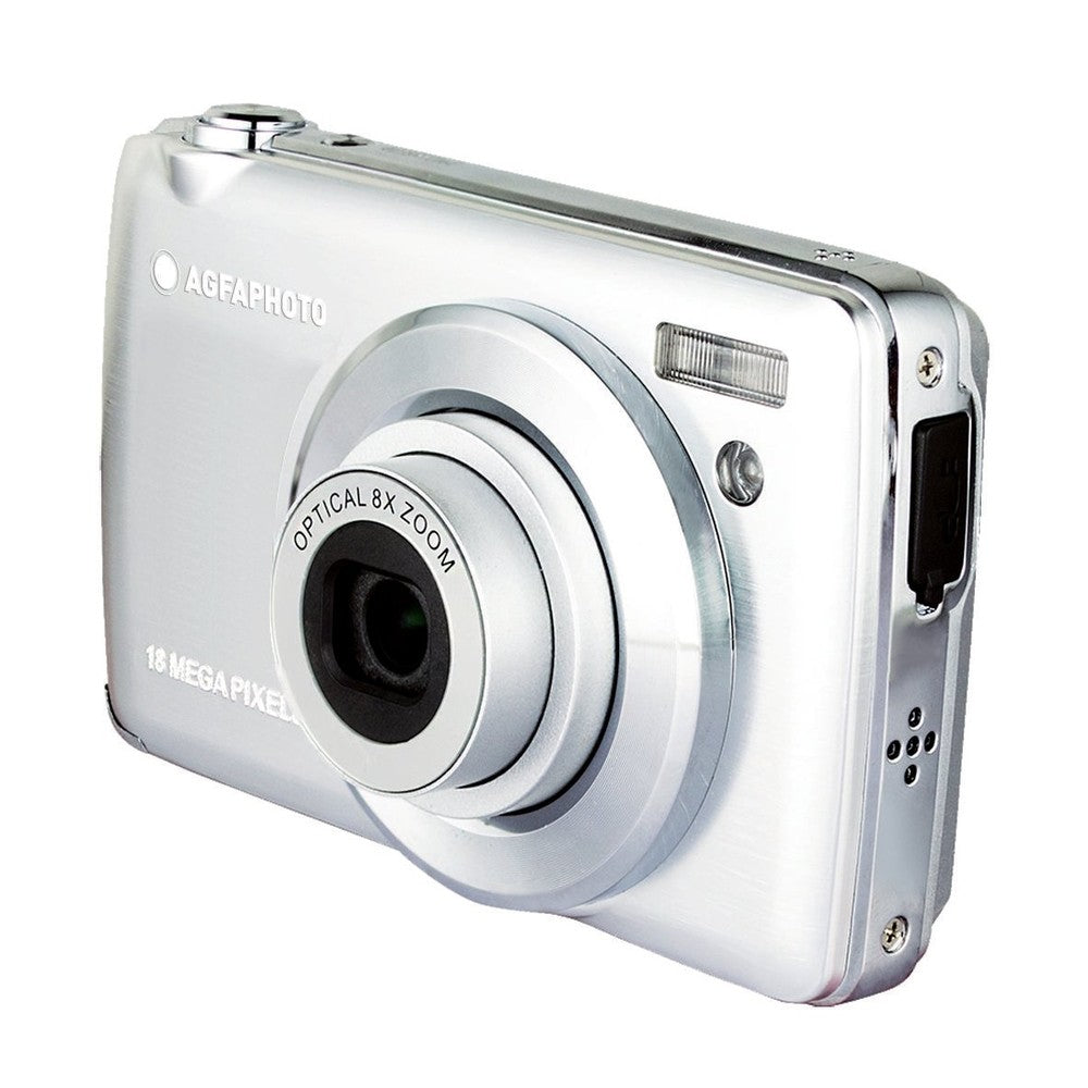 AgfaPhoto Realishot DC8200 – 8× optischer Zoom, 18 MP, 1080p, silber