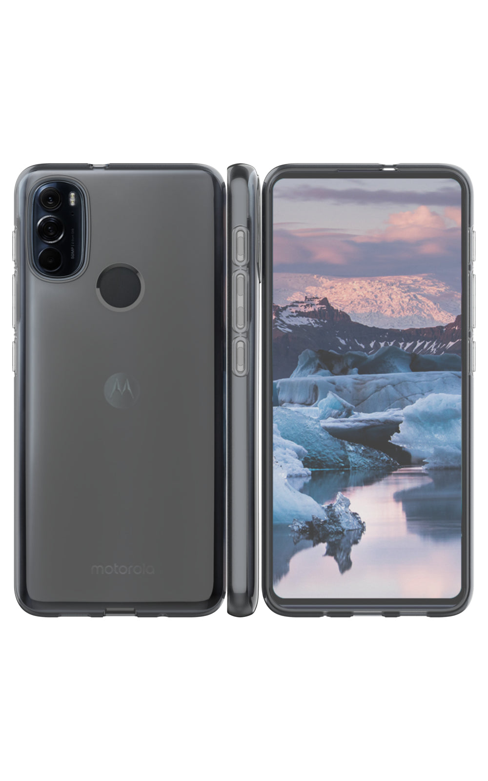 dbramante1928 Greenland Backcover – für Motorola Moto E40, Recycling-Kunststoff, transparent