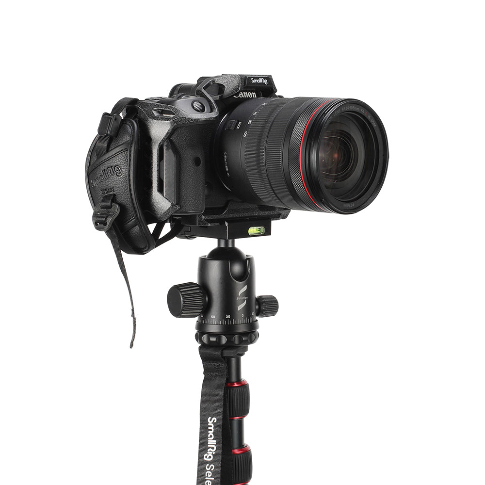 SmallRig 3848 Handriemen – Aluminiumlegierung, PU-Leder, 48,5 cm – für Digitalkameras – Schwarz