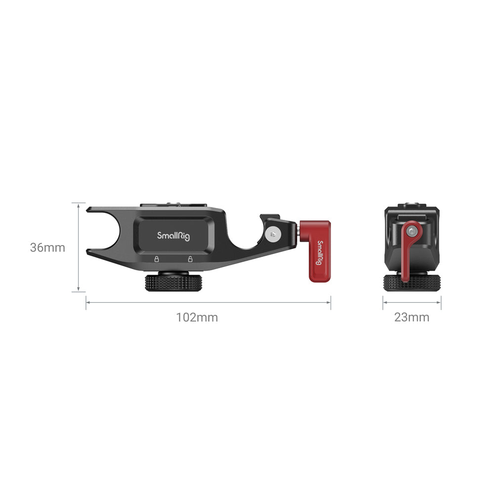 SmallRig 3411 Rod Support Matte Box – 15 mm – für 2660 Matte Box – Schwarz