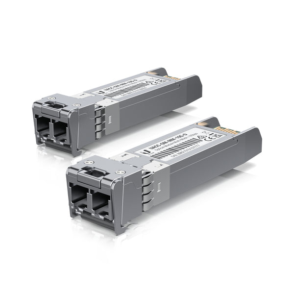 Ubiquiti UACC-OM-MM-10G-D-2 SFP-Transceiver – 10 Gbit/s, Multimode, LC, 850 nm, 300 m – Silber