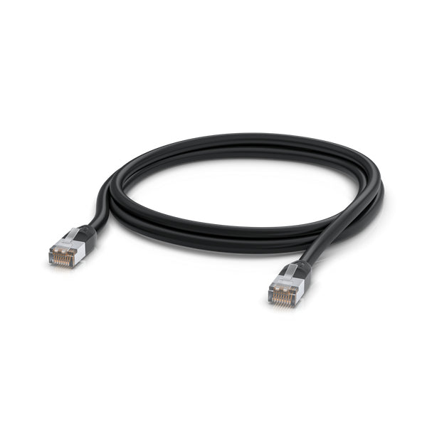 Ubiquiti UACC-CABLE-PATCH-OUTDOOR-2M-BK Patchkabel – Cat5e S/UTP, 2 m, Schwarz, RJ-45