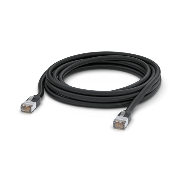 Ubiquiti UACC-CABLE-PATCH-OUTDOOR-5M-BK Patchkabel – Cat5e S/UTP (STP), 5 m, Schwarz, RJ-45