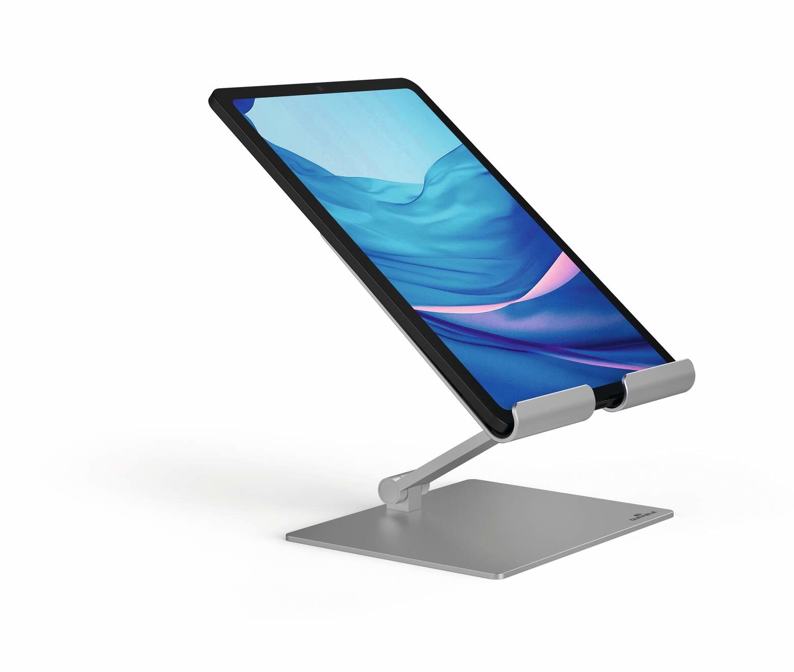 Durable Rise Tablethalter – für Tablets bis 13", Aluminium, silber metallic