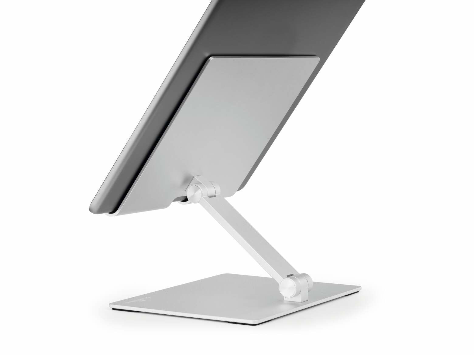 Durable Rise Tablethalter – für Tablets bis 13", Aluminium, silber metallic