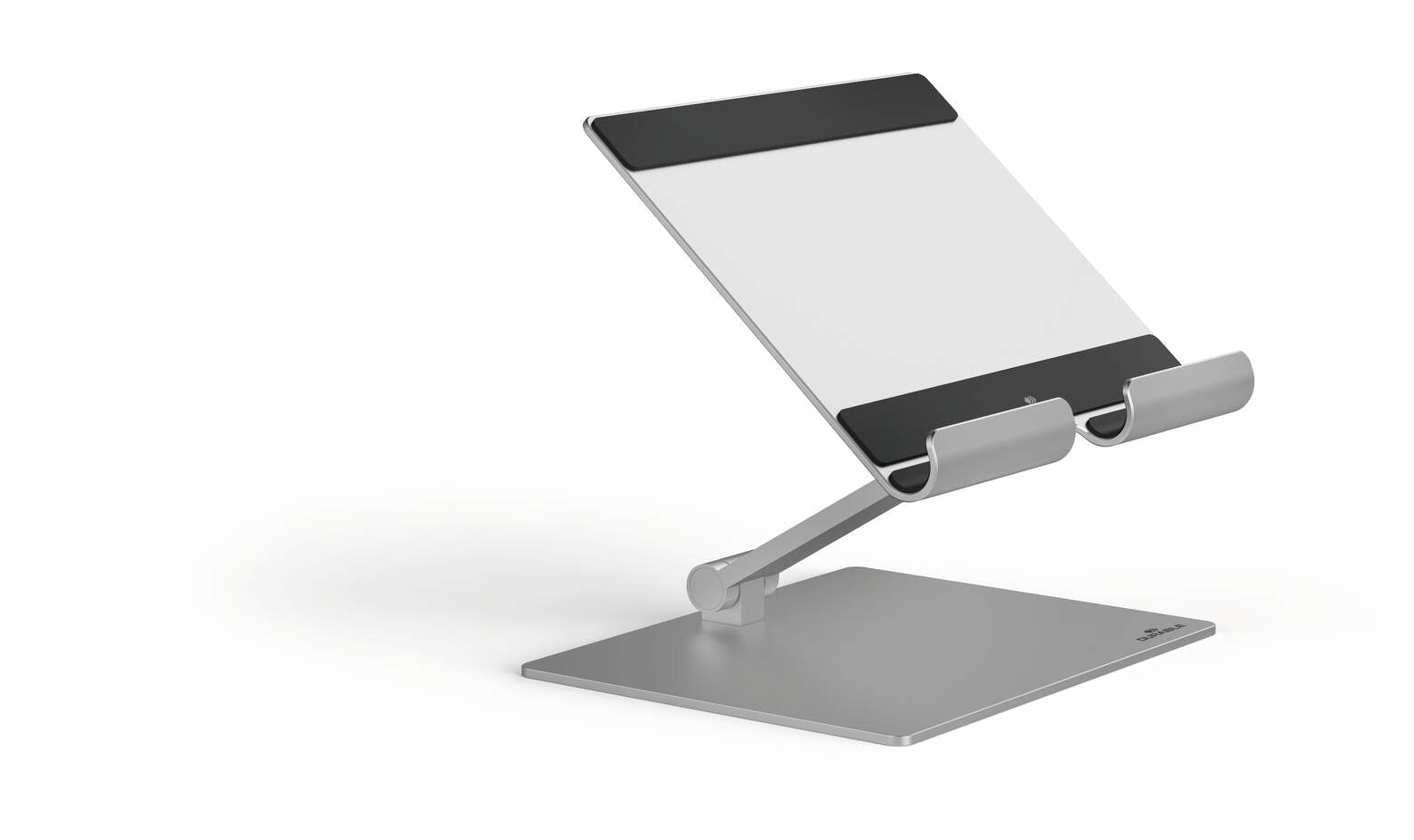 Durable Rise Tablethalter – für Tablets bis 13", Aluminium, silber metallic