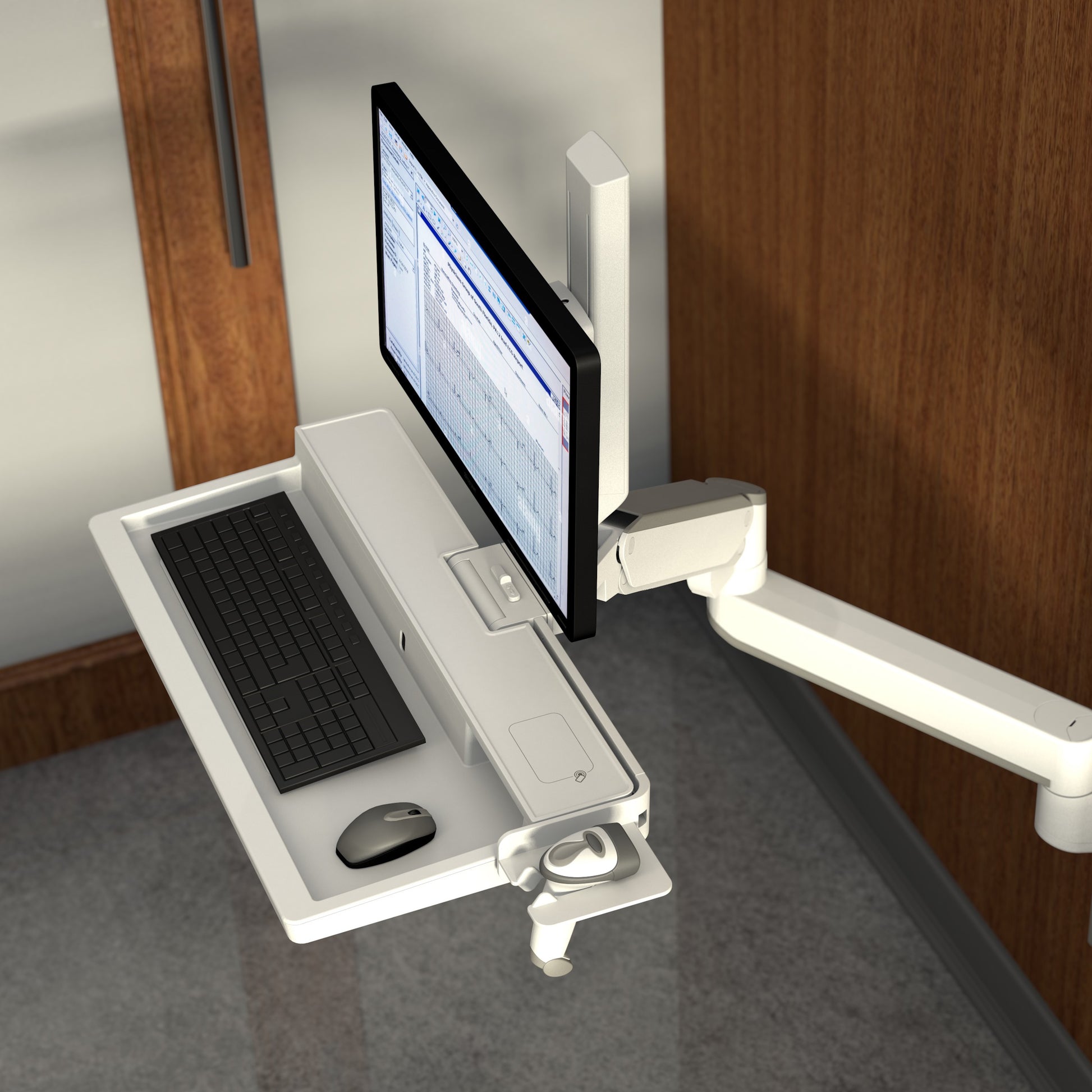 Ergotron CAREFIT COMBO EXTENDER – Zubehör: Extender, weiss