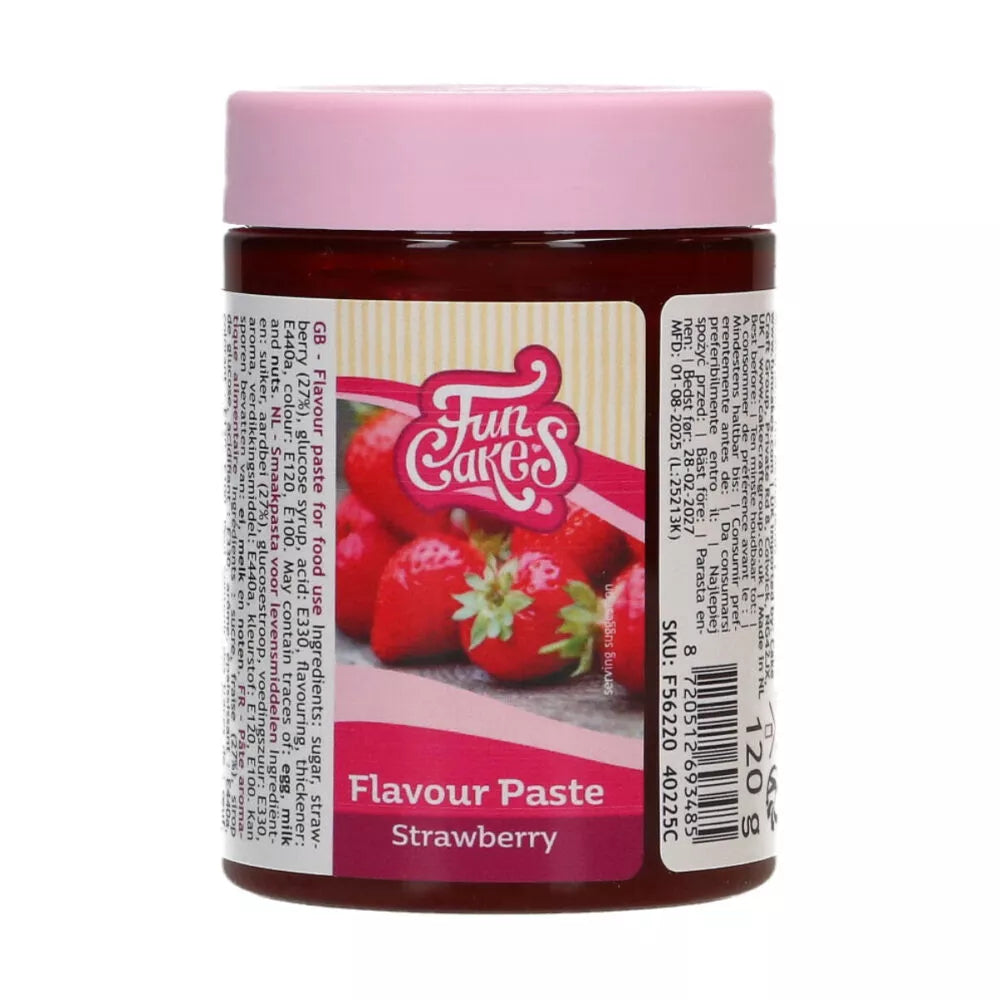 FunCakes Backaroma Erdbeere Paste – 120 g