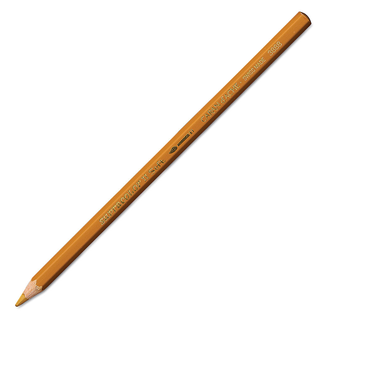 Caran d-Ache Aquarellfarbstift Supracolor Soft – Ocker, im Metalletui, Ø 3,8 mm, FSC