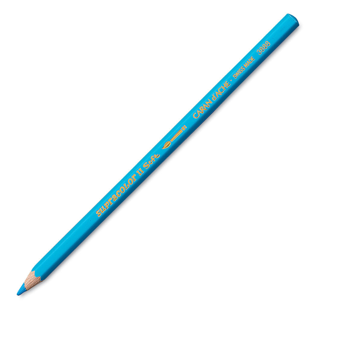 Caran d-Ache Caran d'Ache Aquarellfarbstift Supracolor Soft – Hellblau, im Metalletui, Ø 3,8 mm, FSC