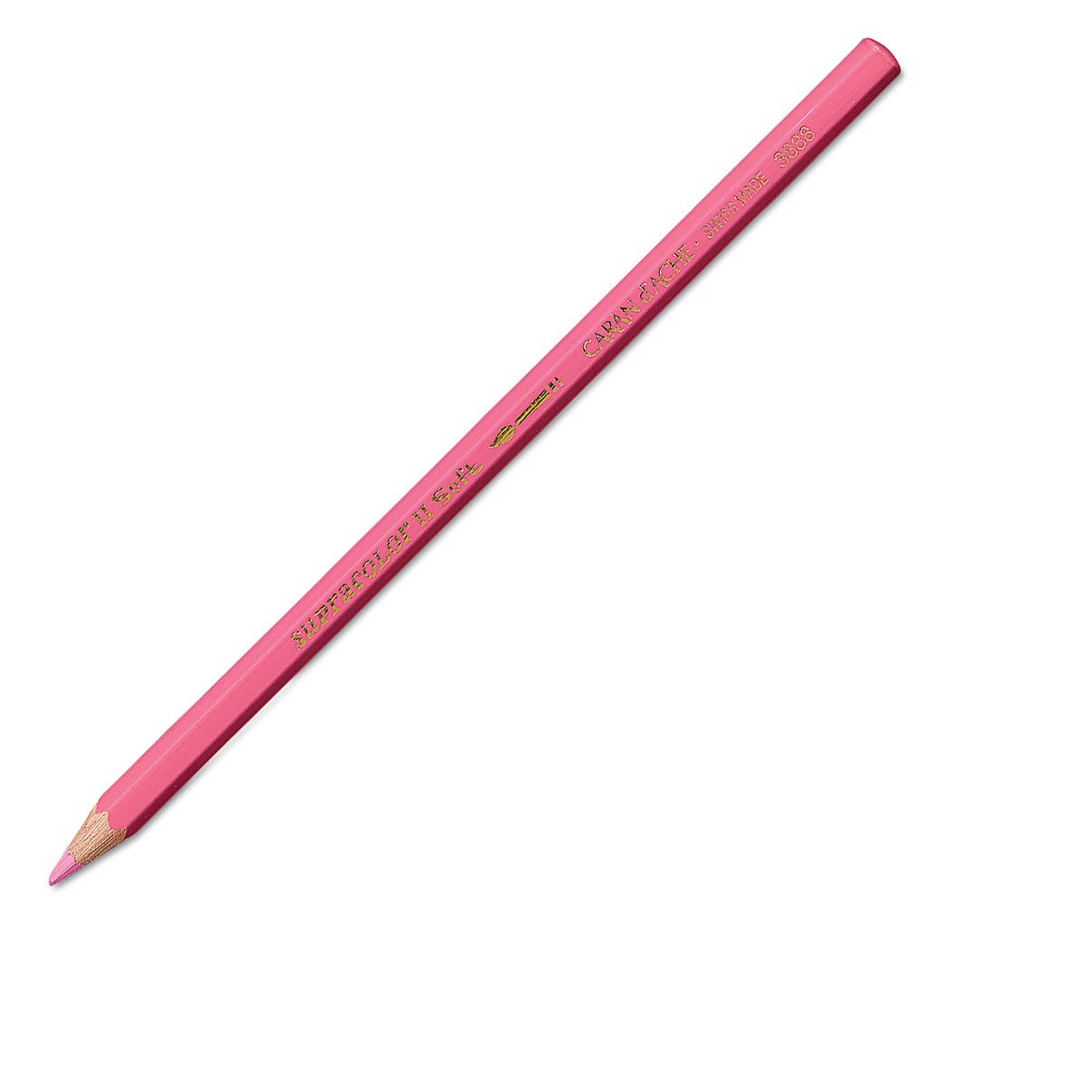 Caran d-Ache Caran d'Ache Aquarellfarbstift Supracolor Soft – rosa, im Metalletui, Ø 3,8 mm, FSC