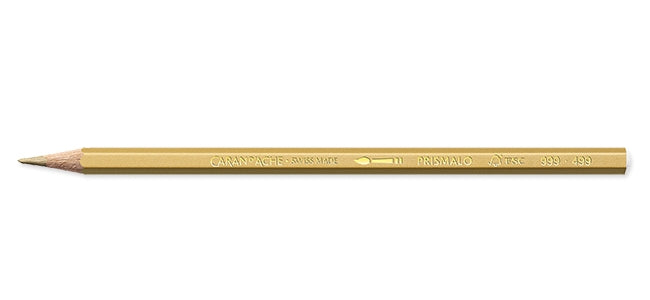 Caran d-Ache Caran d'Ache Prismalo Aquarellfarbstift – Gold, Ø 3 mm, FSC