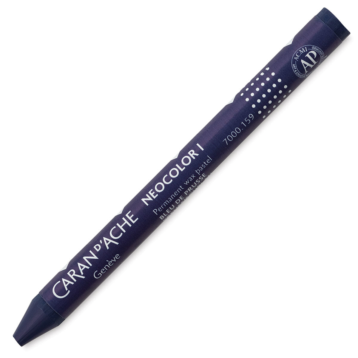 Caran d-Ache Caran d'Ache – Neocolor I – Wachsmalkreiden – Preussischblau, wasserfest, für dunkles Papier