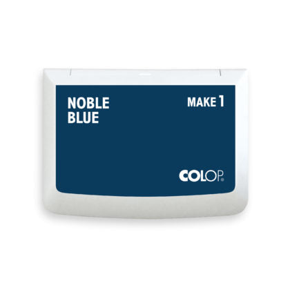 Colop Make1 – Stempelkissen 90 × 50 mm – Blau, Kunststoffgehäuse