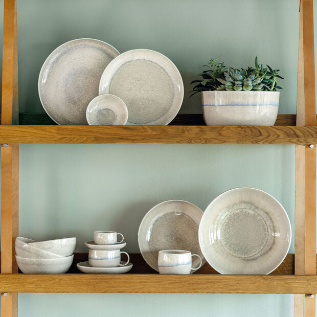 Villeroy & Boch Speiseteller – Porzellan, beige, spülmaschinenfest, mikrowellengeeignet, backofentauglich