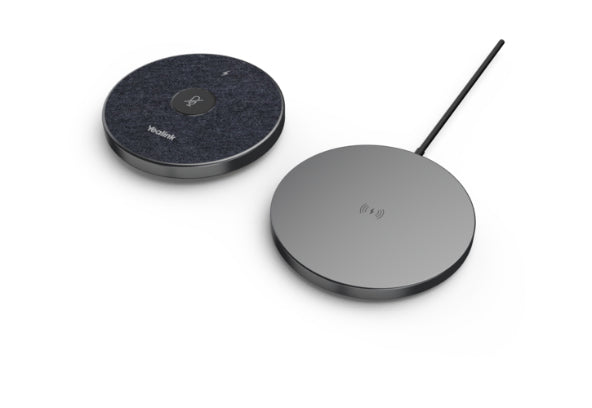 Yealink VCM36-W – Tisch-/Desktopmikrofon, USB-C & Funk, Video, für Yealink, Schwarz