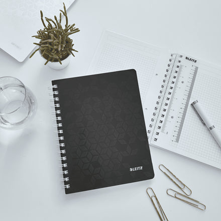 Leitz Notizbuch WOW A5, 80 Seiten – schwarz