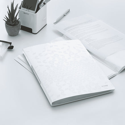 Leitz Sichtbuch A4, 20 Hüllen, PP, Weiss – 1 Stück