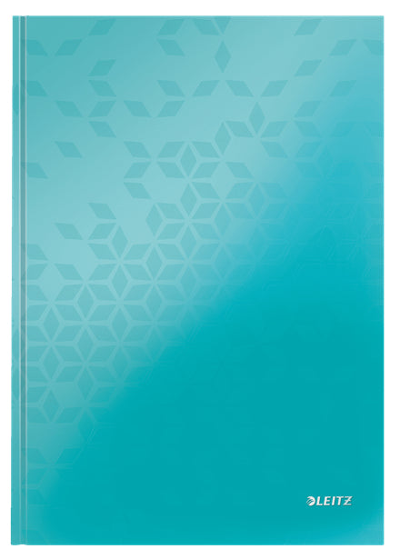 Leitz Notizbuch – A4 – Liniert 5 mm – 160 Seiten – 90 g/m² – Hardcover, Hellblau