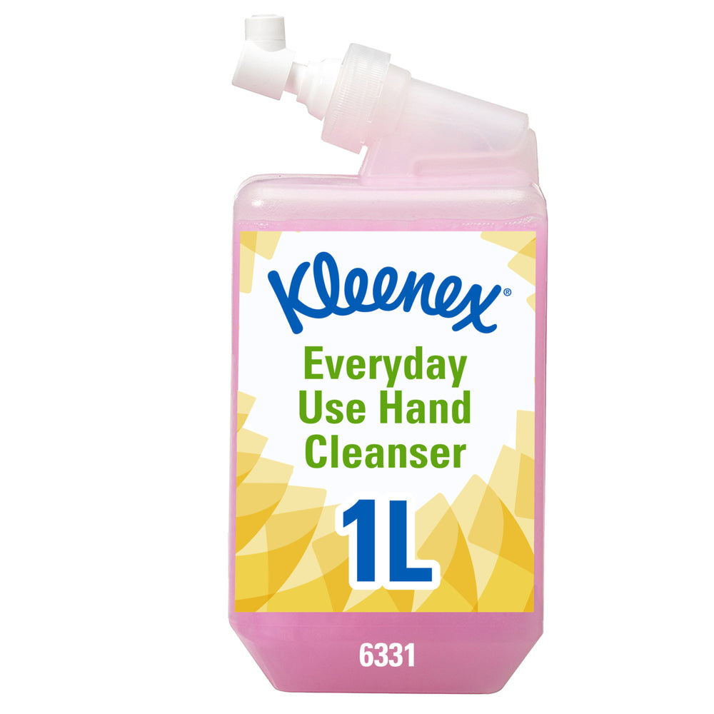 Kleenex Flüssigseife für die Hände – Aloe Vera – Flasche – 6 × 1 l – Pink