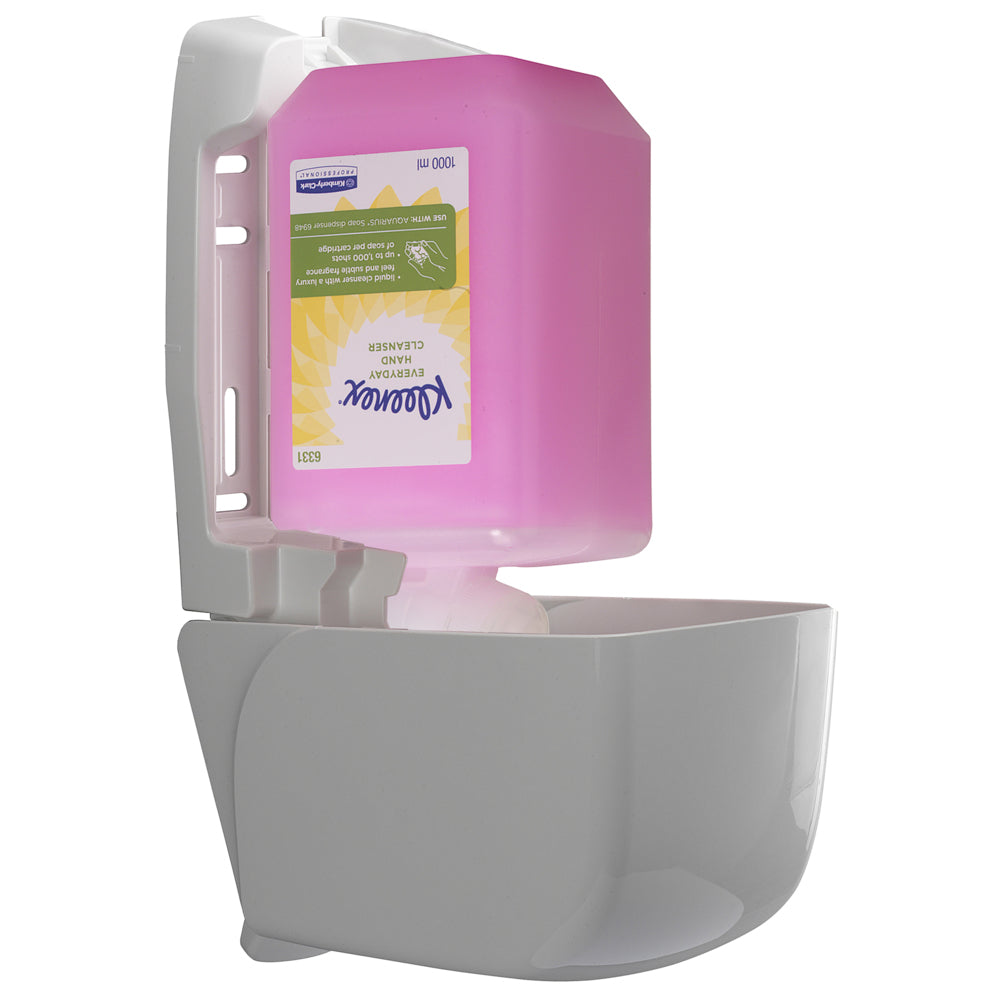 Kleenex Flüssigseife für die Hände – Aloe Vera – Flasche – 6 × 1 l – Pink