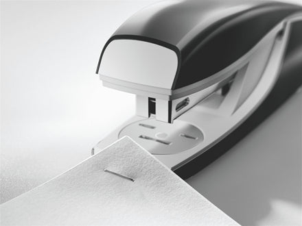 Leitz NeXXt 5502 – Hefter, 30 Blatt, für 24/6, 26/6, Einlegetiefe 38 mm, Grau
