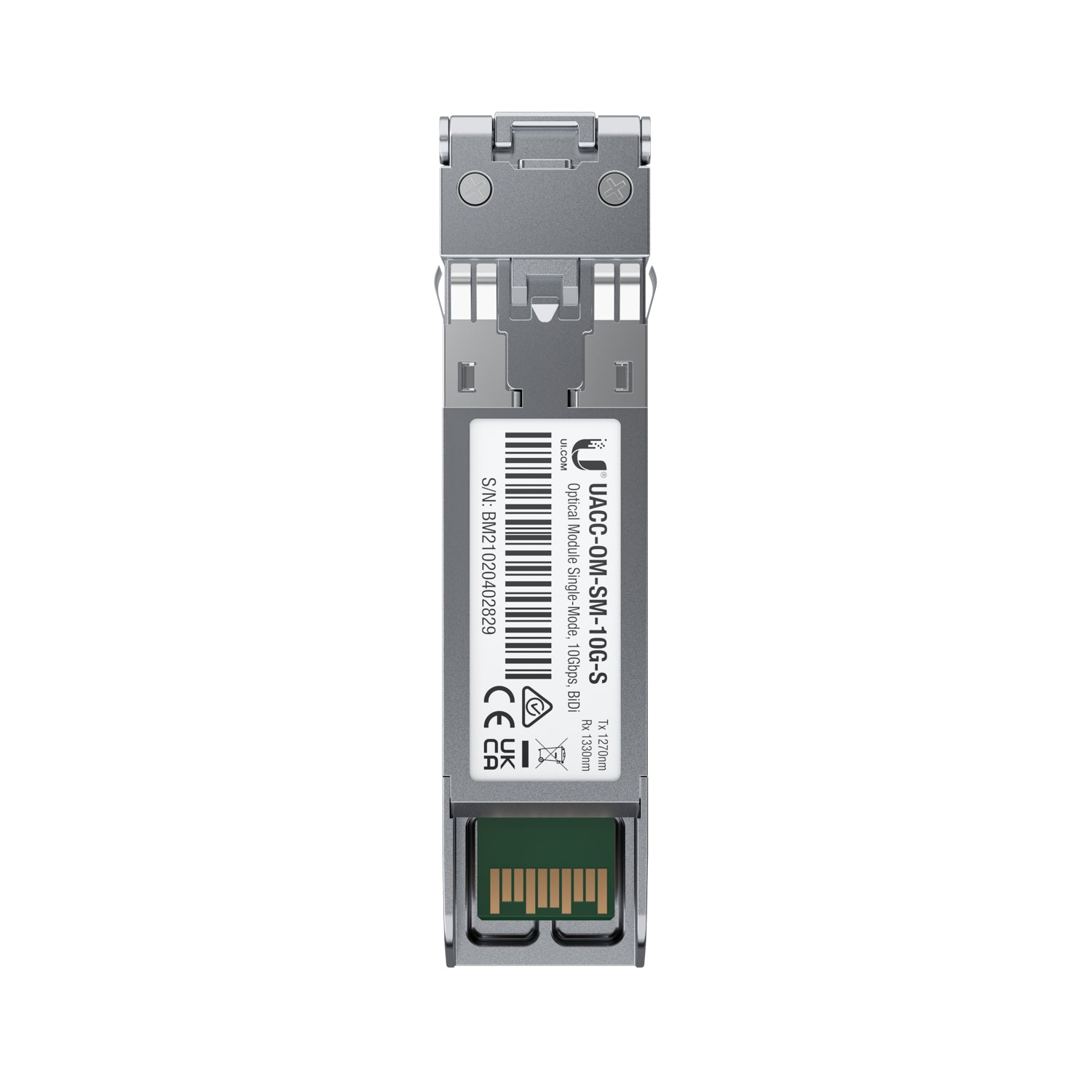 Ubiquiti UACC-OM-SM-10G-S-2 – SFP Transceiver – 10 Gbit/s, Single-Mode, LC, 10000 m, 1270–1330 nm, 2er-Pack