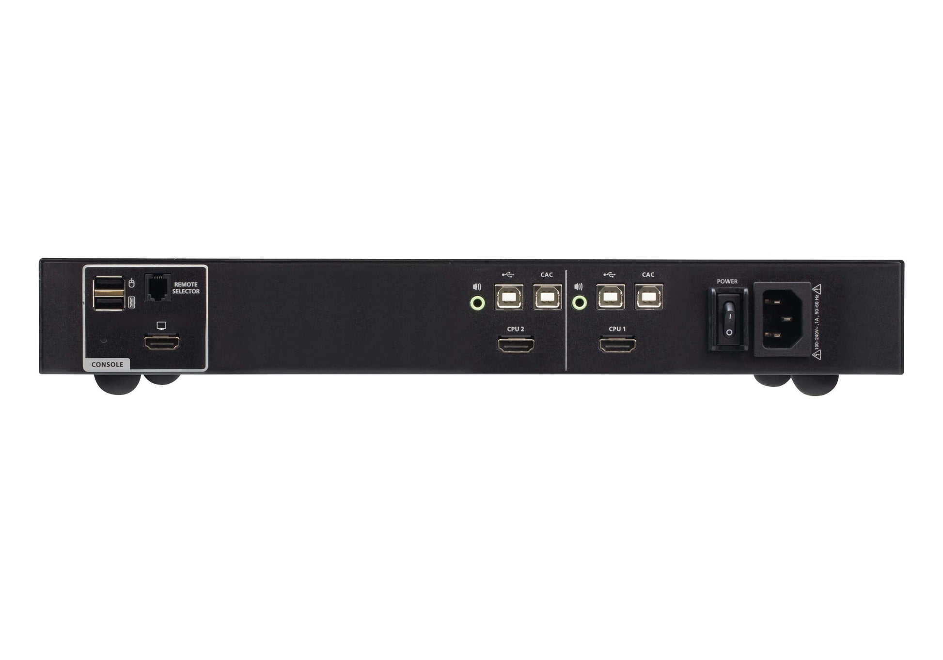ATEN 2-Port HDMI Secure KVM-Switch – 4K/60 Hz, USB 2.0-Hub, Audio, NIAP/PP