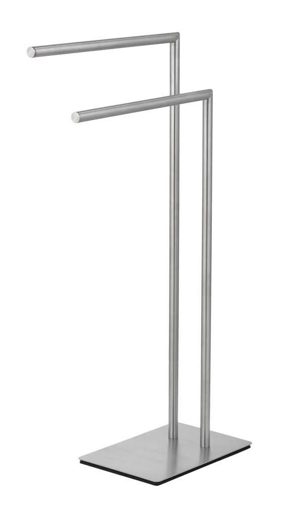 Wenko Handtuchständer Recco – 2 Arme, 48×20×80,5 cm, Edelstahl, Silber