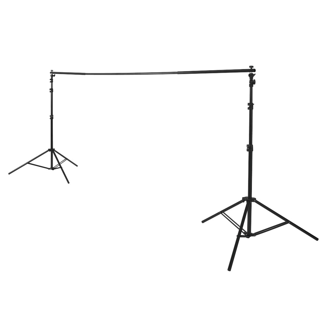 Hama Foto-Hintergrundsystem 158–295 cm – Aluminium – Schwarz
