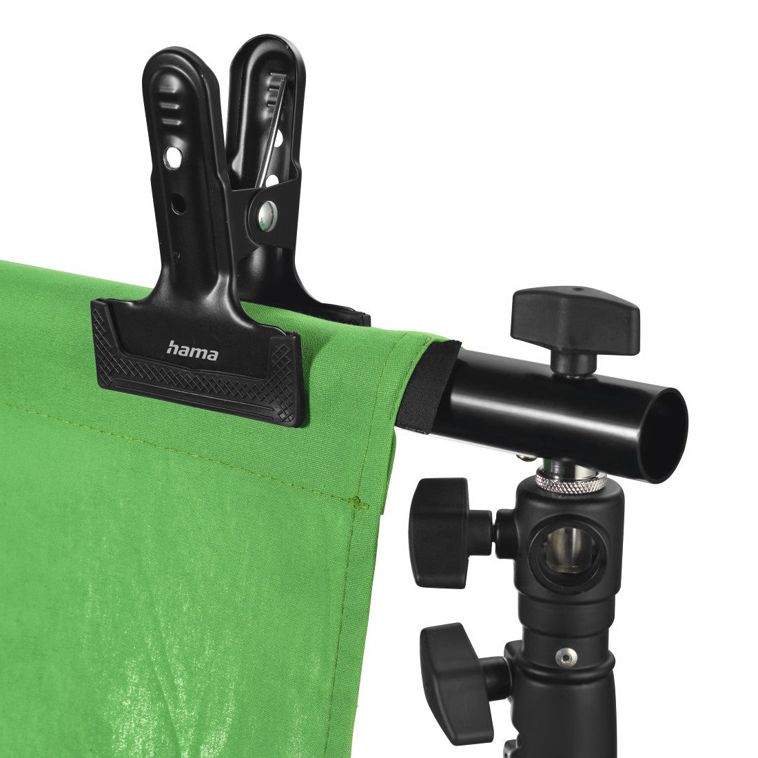 Hama Foto-Hintergrundsystem 158–295 cm – Aluminium – Schwarz