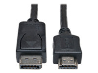 Tripp Lite P582-006 DisplayPort zu HDMI Kabel – 1920 × 1080, 1,83 m, HDCP – Schwarz