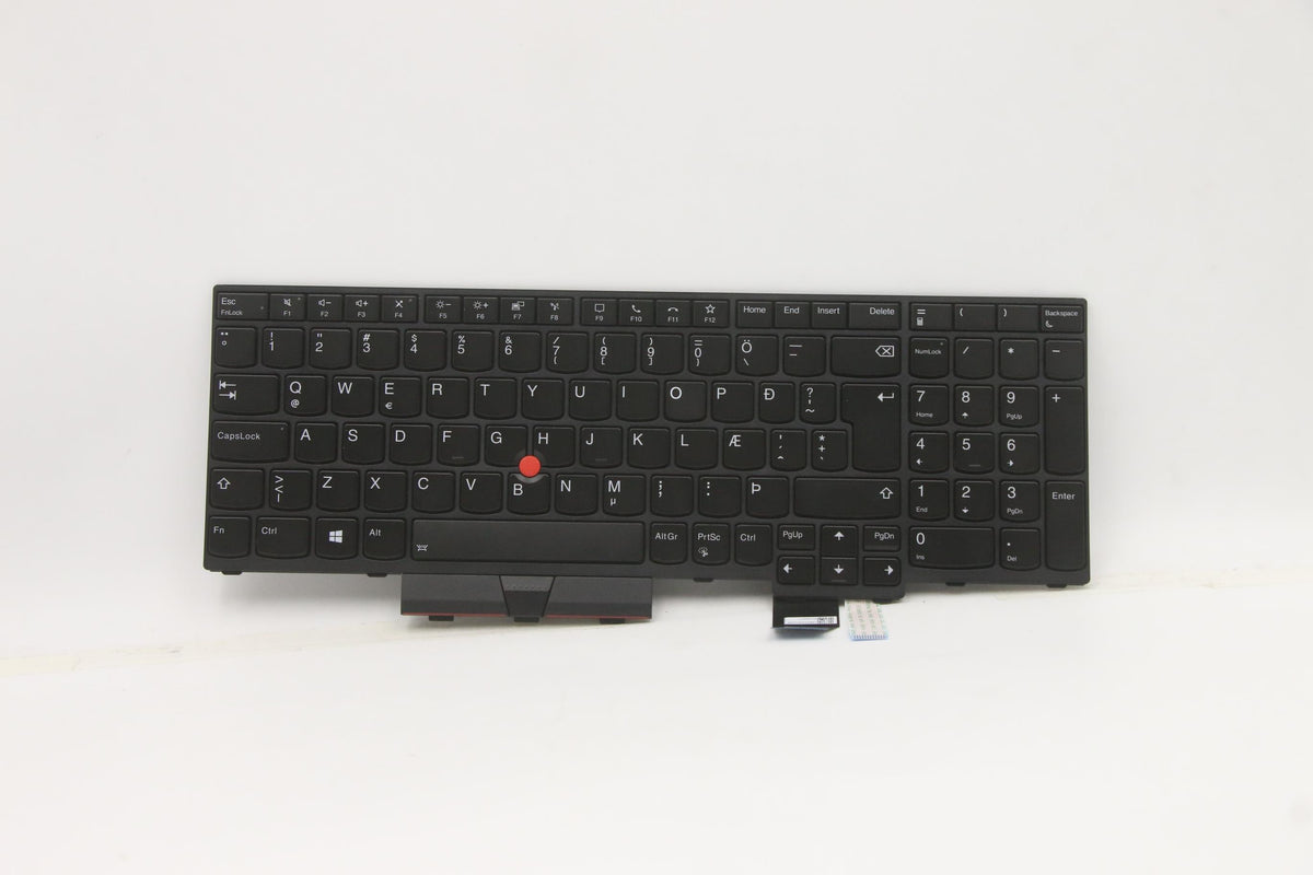Lenovo Notebook-Ersatztastatur – Isländisch – Schwarz – für ThinkPad P15 Gen 1 (20ST, 20SU)