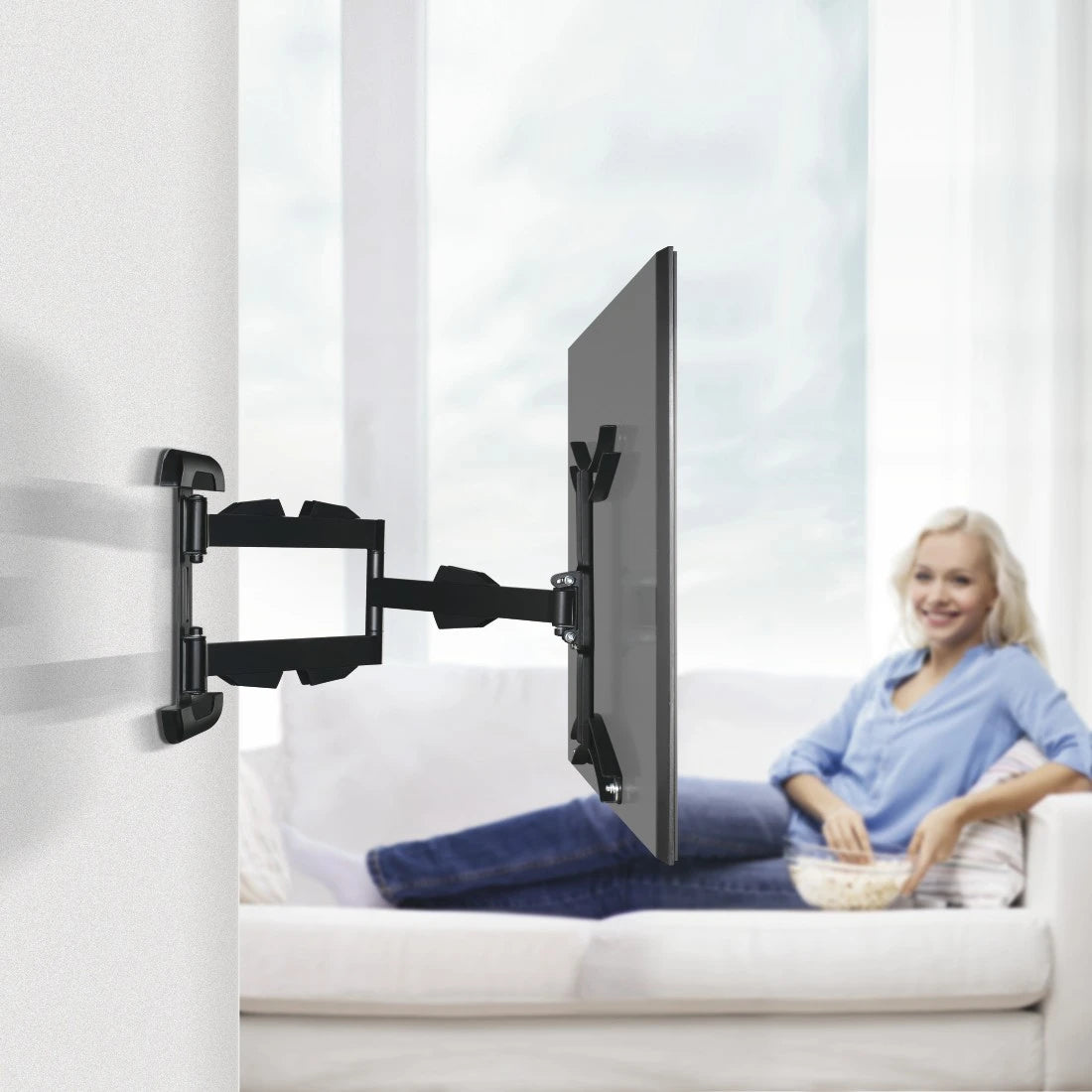 Hama Wandhalterung – Vollbeweglich – 32–65" – VESA 200×200–400×400 – bis 25 kg, für TV – 00220841