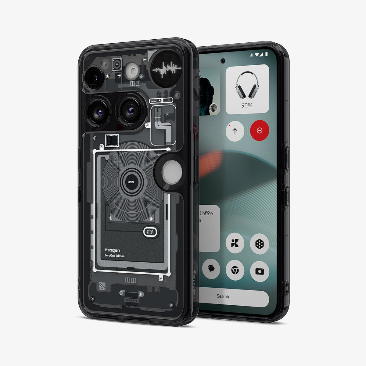 Spigen Ultra Hybrid Zero One Backcover – für Nothing Phone 3, Transparent, bis 1,2 m Sturzsicher