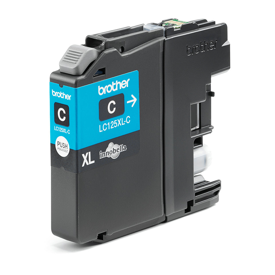 Brother LC-125XLC Cyan Tintenpatrone (Original) – 1'200 Seiten