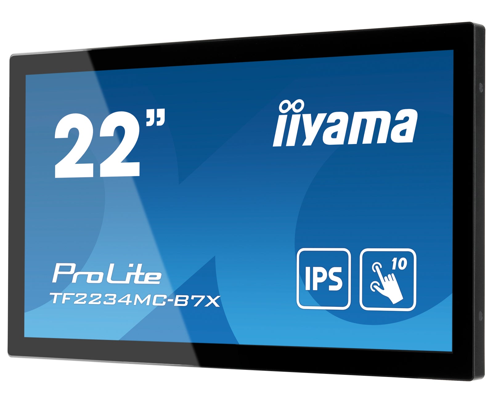 iiyama ProLite TF2234MC-B7X – Touch-Monitor 21,5" – 1920 × 1080 (Full HD), IPS, PCAP 10-Punkt, HDMI/DP/VGA