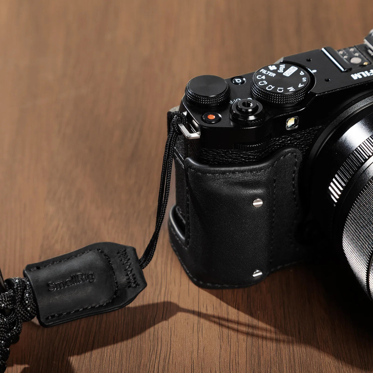 SmallRig 4879 Kamerahülle – Leder/Nylon – für Fujifilm X-M5 – Schwarz – 2er-Pack
