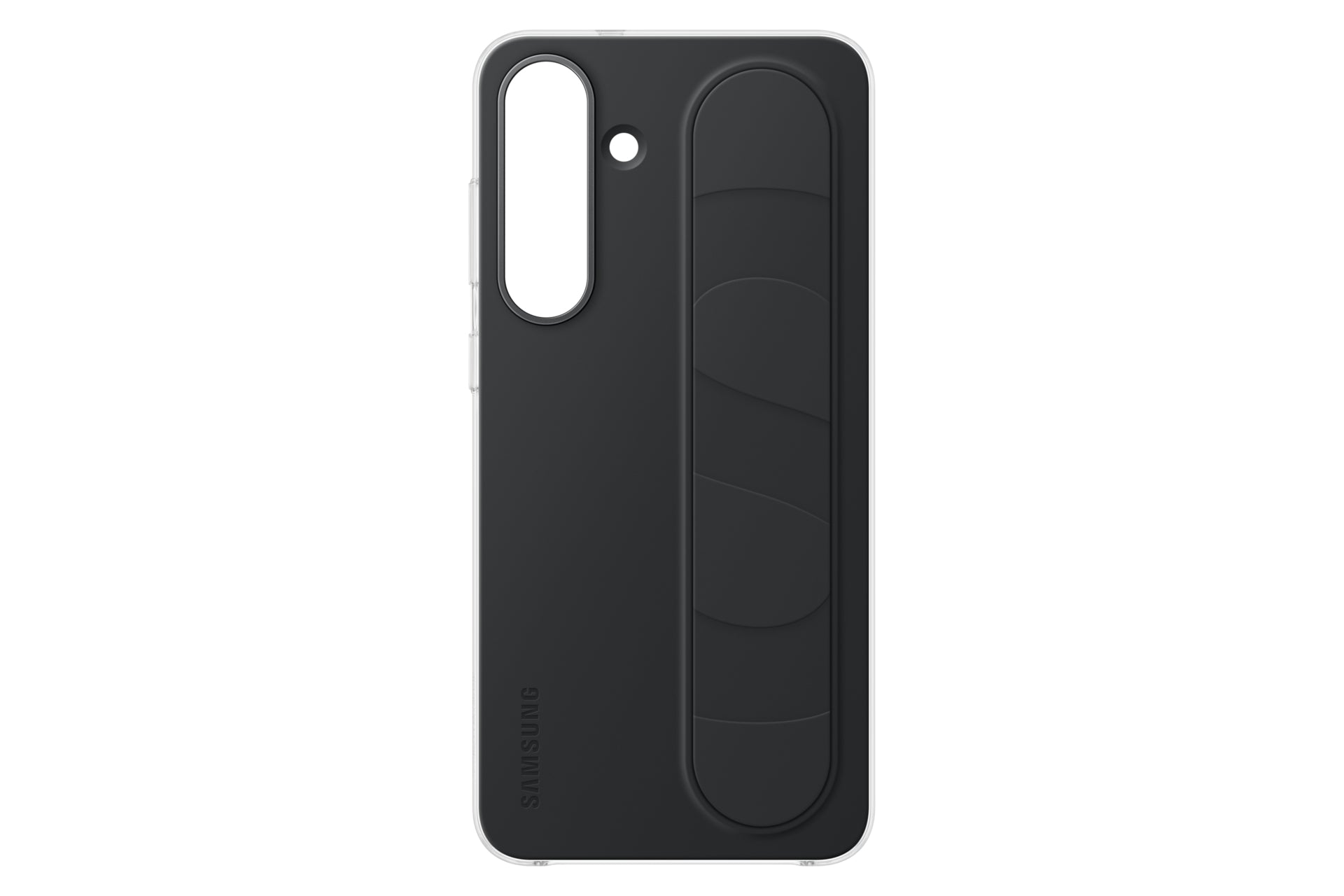 Samsung Backcover – für Samsung Galaxy S25 FE, mit Ständer, Silikon, Schwarz